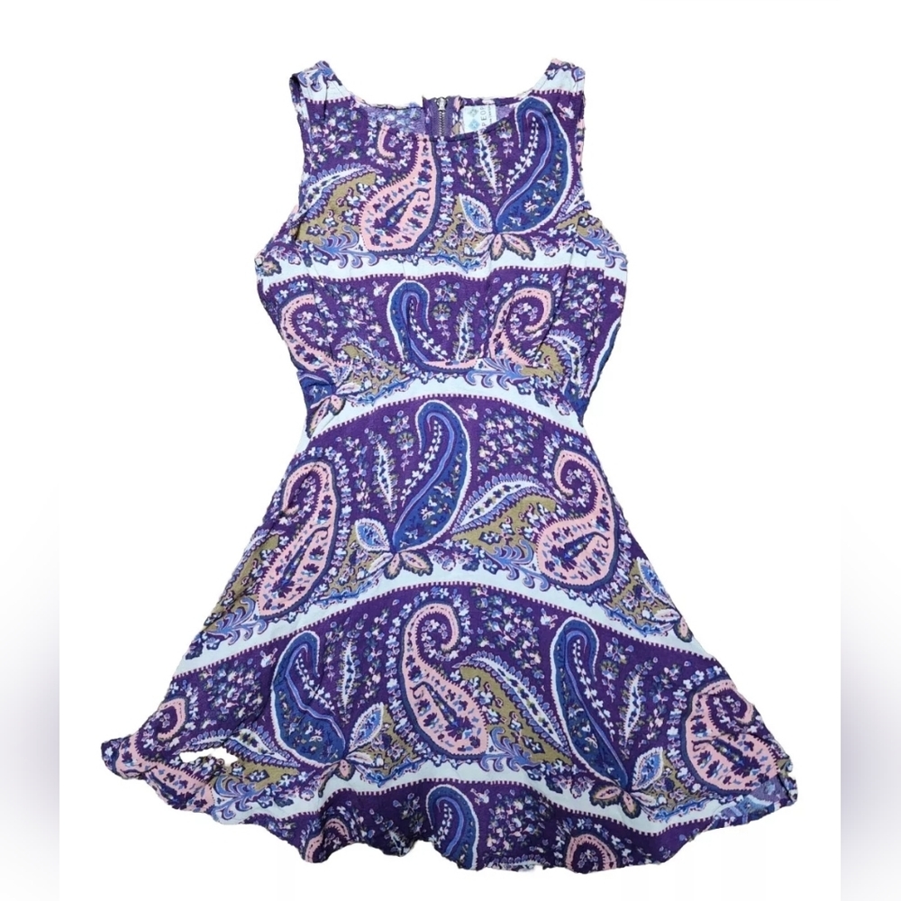 Free People Dress Size 0 XS S Purple Summer Flowy Sundress Easter Boutique